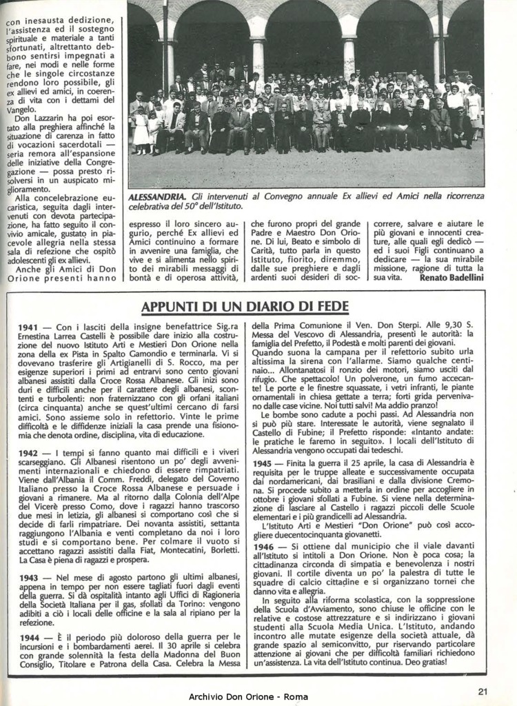 Don Orione, 83, 09, 01-11-1988, pagina 21