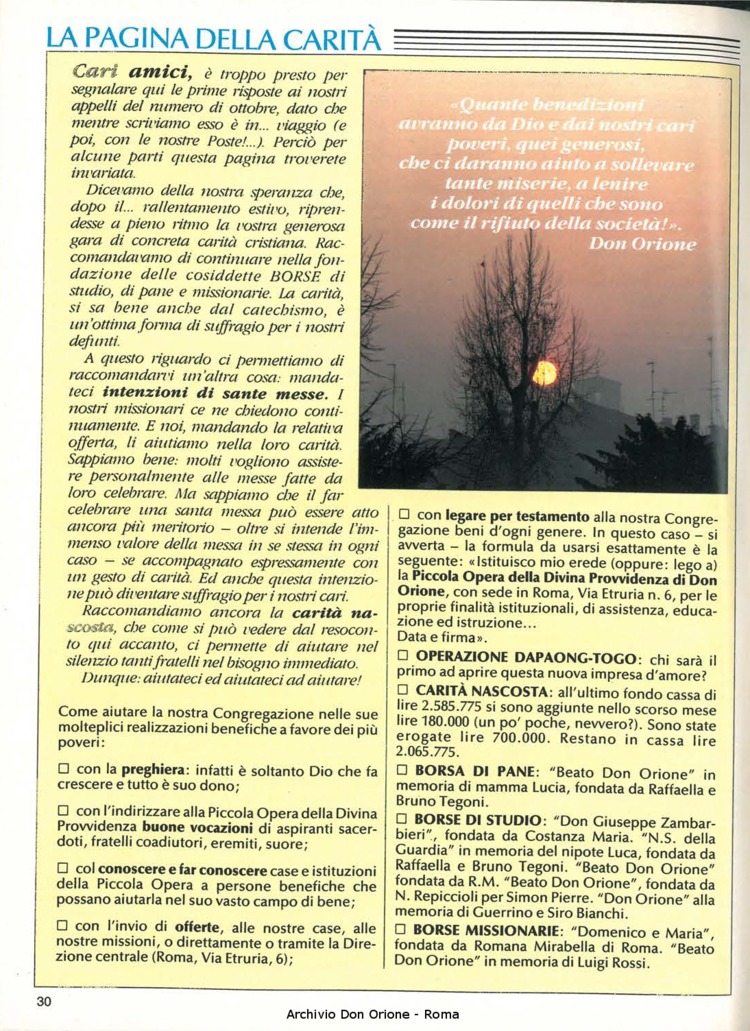 Don Orione, 83, 09, 01-11-1988, pagina 30