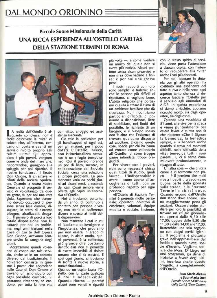 Don Orione, 83, 10, 01-12-1988, pagina 9