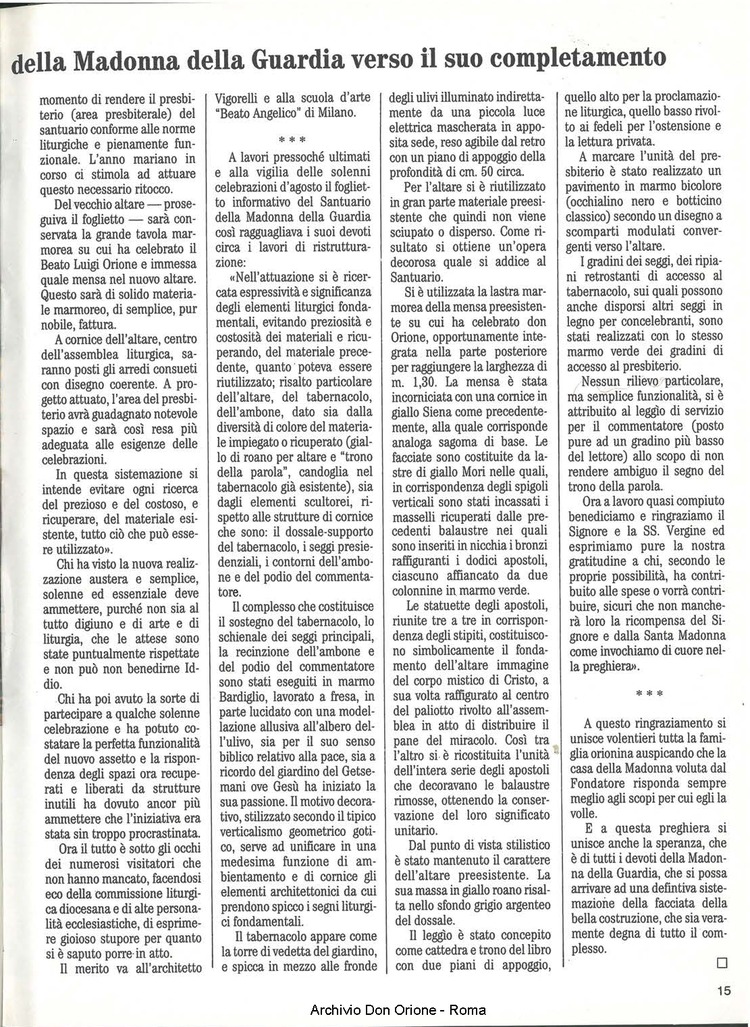 Don Orione, 84, 01, 01-01-1989, pagina 15