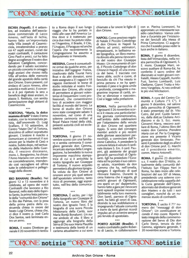 Don Orione, 84, 01, 01-01-1989, pagina 22