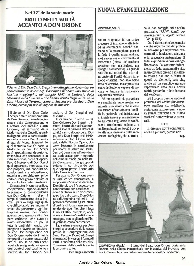 Don Orione, 84, 01, 01-01-1989, pagina 23