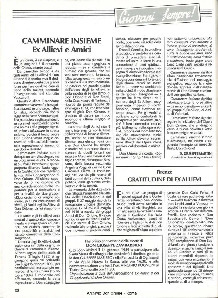 Don Orione, 84, 01, 01-01-1989, pagina 26