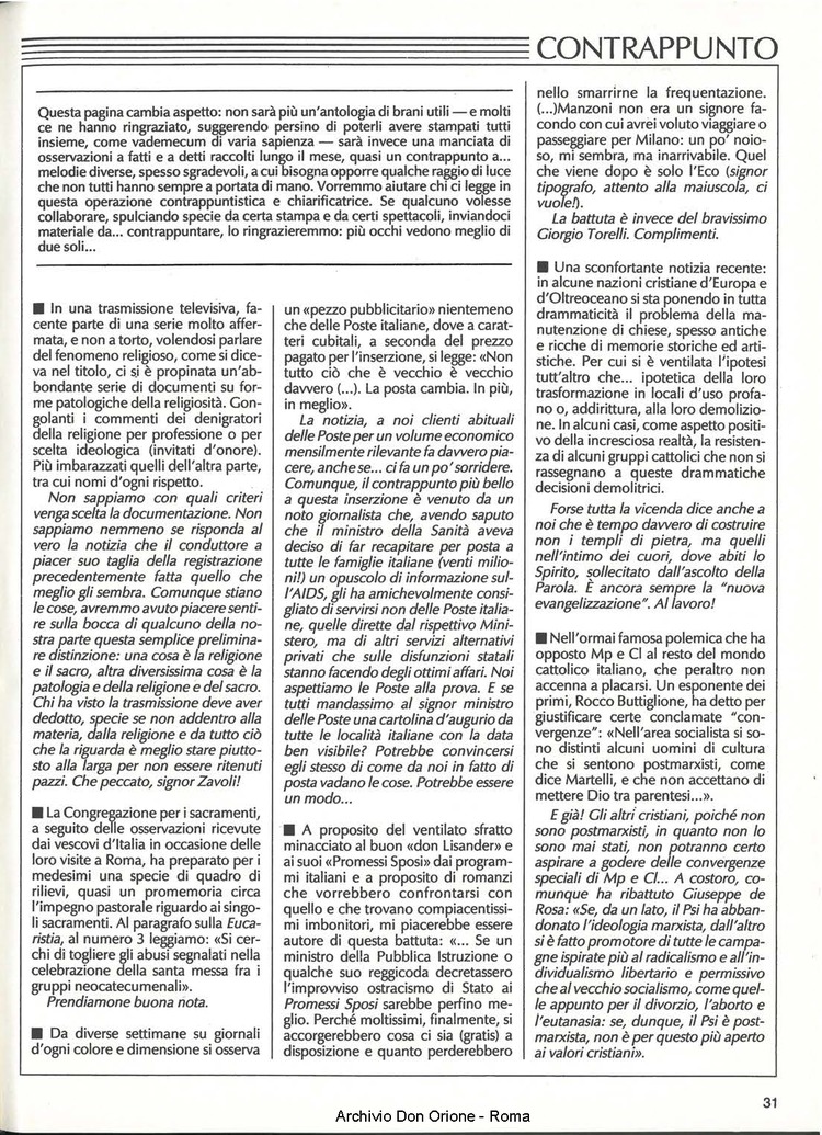 Don Orione, 84, 01, 01-01-1989, pagina 31