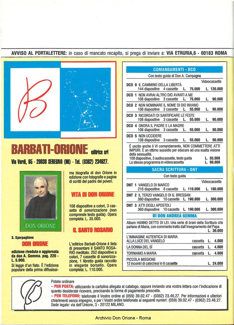 Don Orione, 84, 01, 01-01-1989, pagina 32