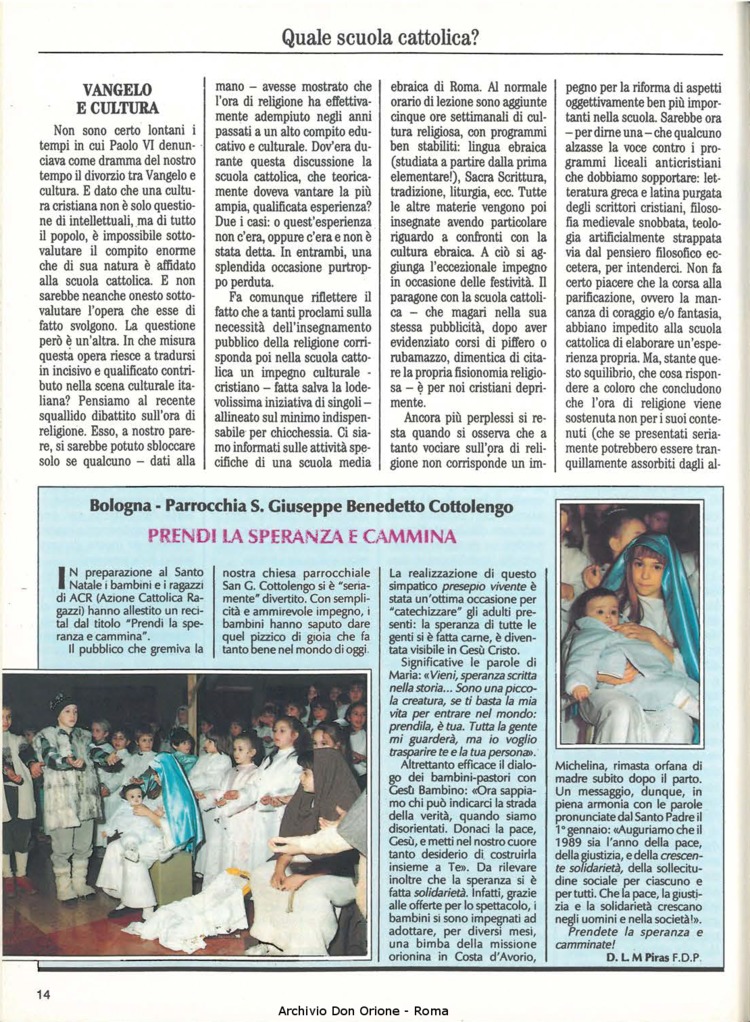 Don Orione, 84, 03, 01-03-1989, pagina 14