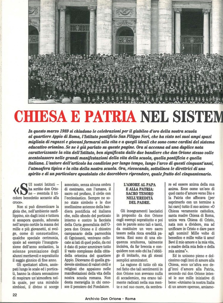 Don Orione, 84, 03, 01-03-1989, pagina 22
