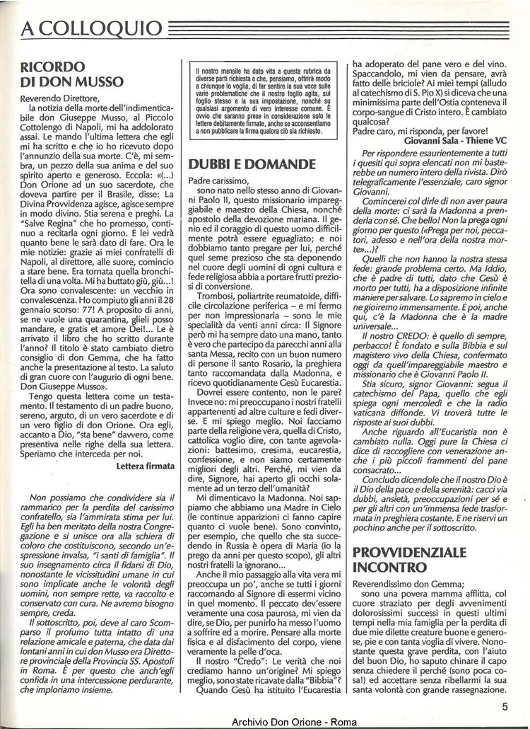 Don Orione, 84, 04, 01-04-1989, pagina 5