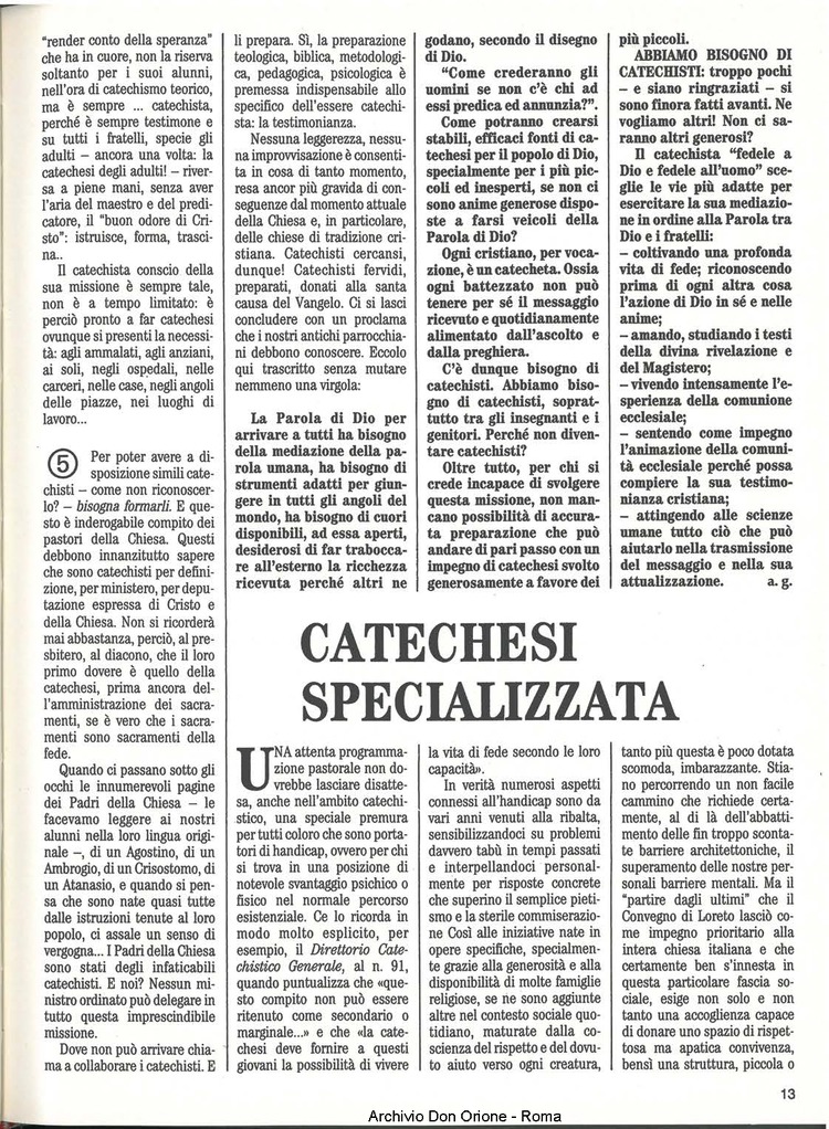 Don Orione, 84, 04, 01-04-1989, pagina 13