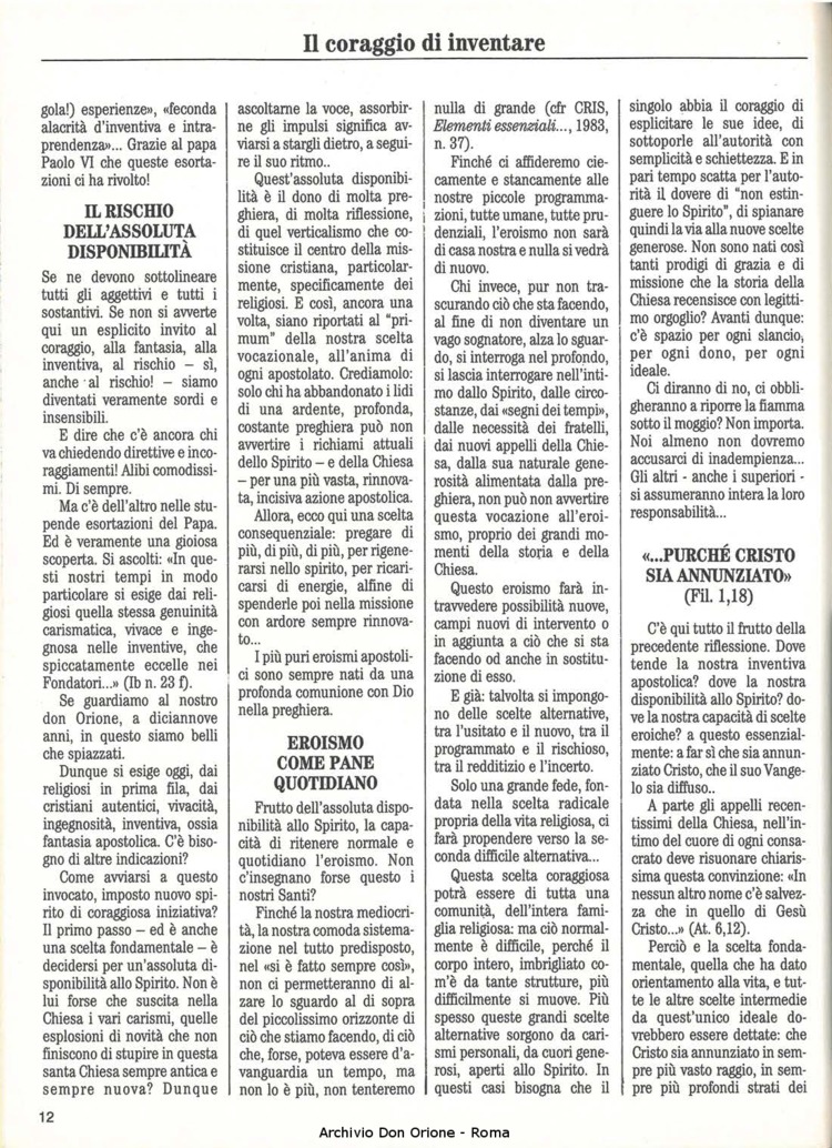 Don Orione, 84, 05, 01-05-1989, pagina 12