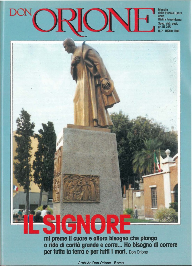 Don Orione, 84, 07, 01-07-1989, pagina 1