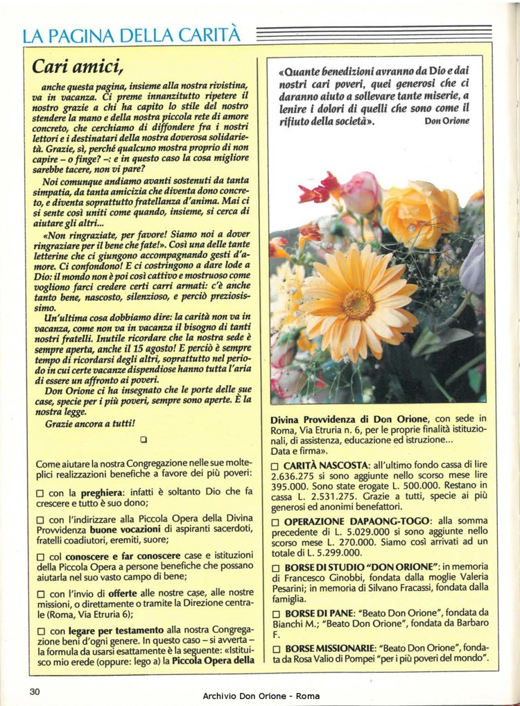 Don Orione, 84, 07, 01-07-1989, pagina 30