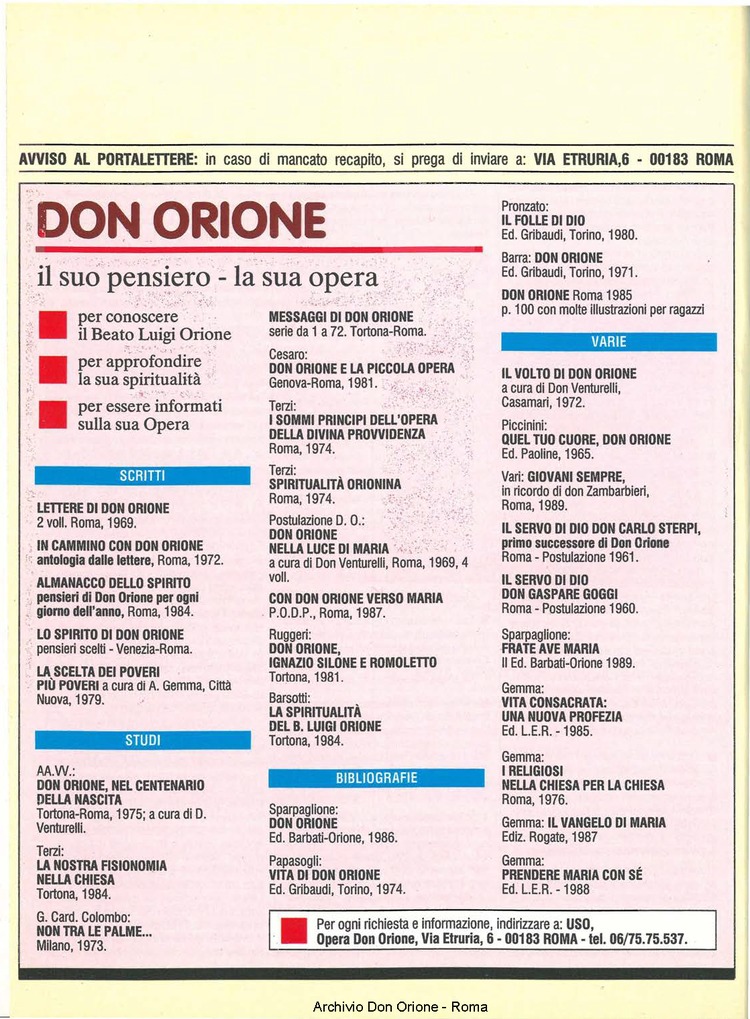 Don Orione, 84, 07, 01-07-1989, pagina 32