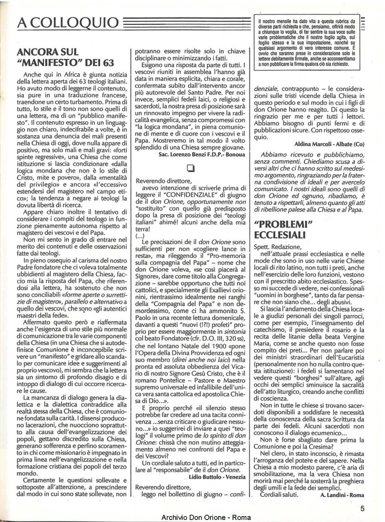 Don Orione, 84, 08, 01-10-1989, pagina 5