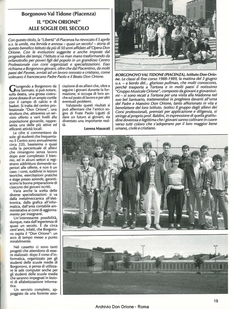 Don Orione, 84, 08, 01-10-1989, pagina 15