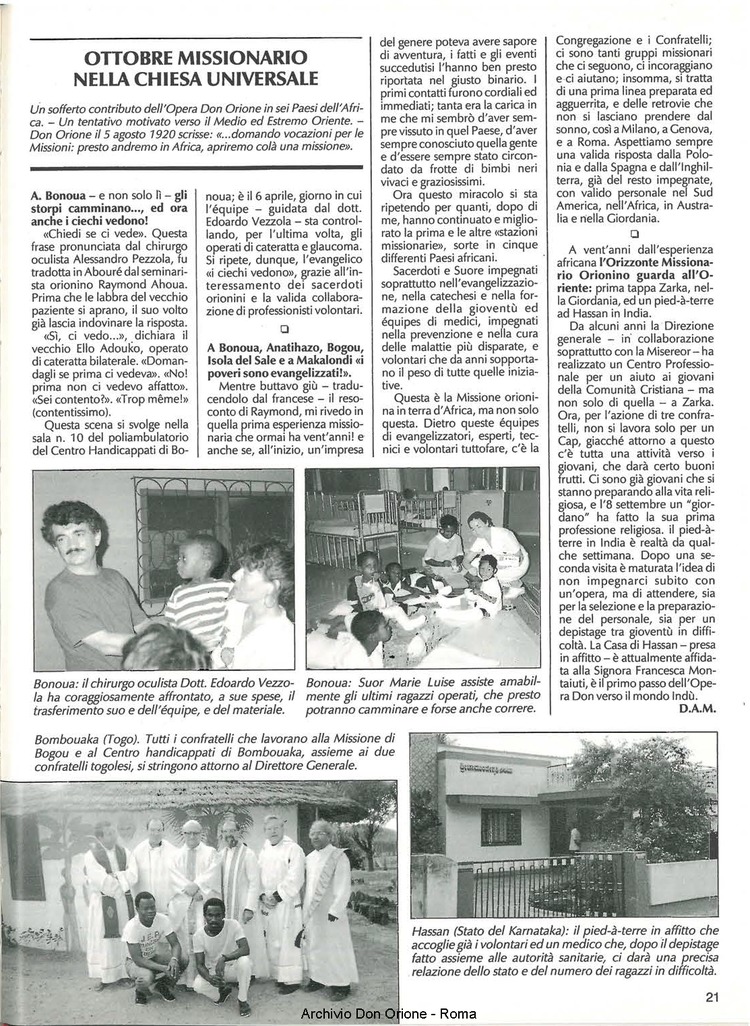 Don Orione, 84, 09, 01-11-1989, pagina 21