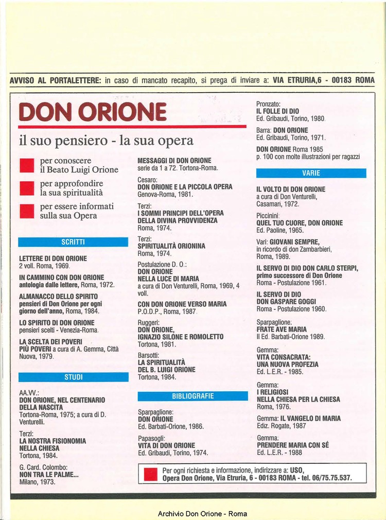 Don Orione, 84, 09, 01-11-1989, pagina 32