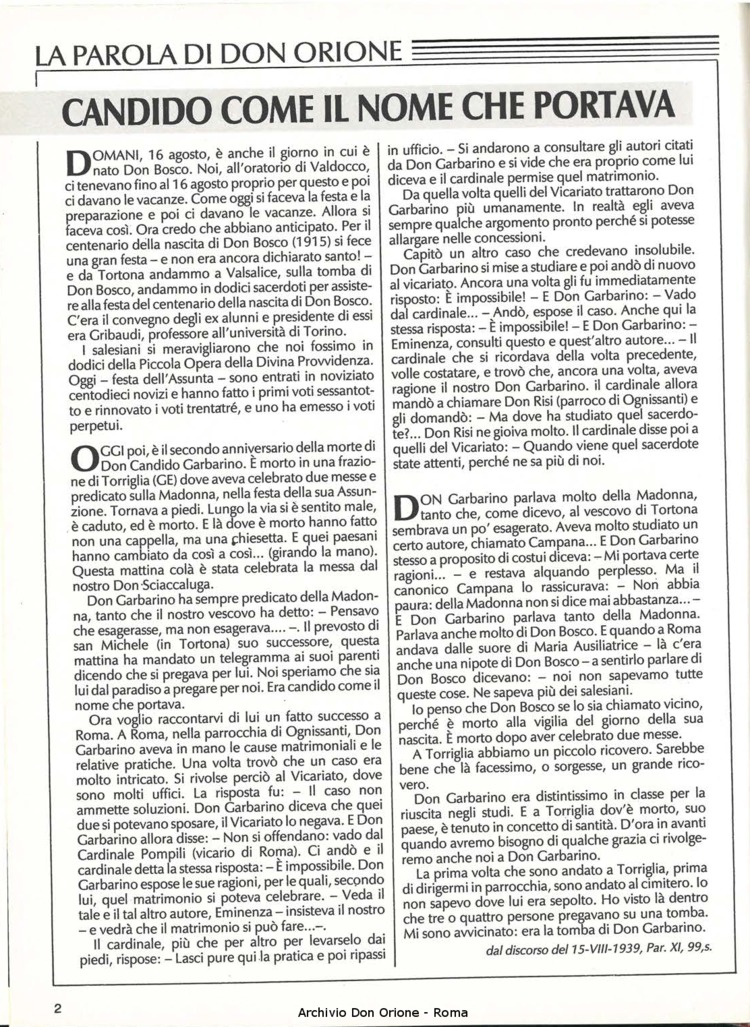 Don Orione, 84, 10, 01-12-1989, pagina 2