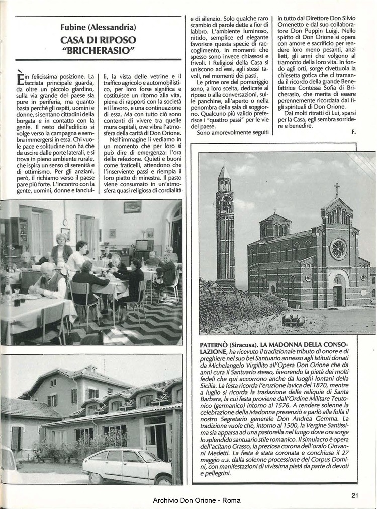 Don Orione, 84, 10, 01-12-1989, pagina 21