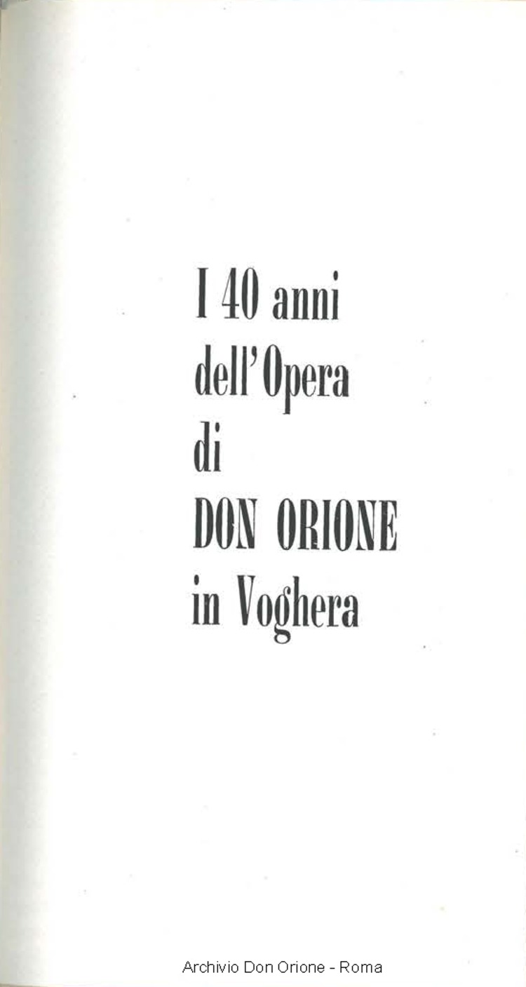I 40 anni dell'Opera di Don Orione, 01-01-1969, pagina 2