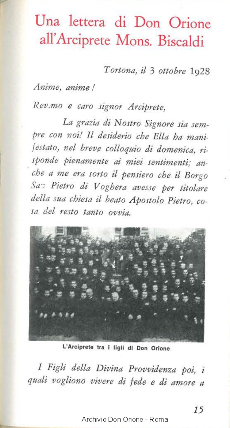 I 40 anni dell'Opera di Don Orione, 01-01-1969, pagina 16