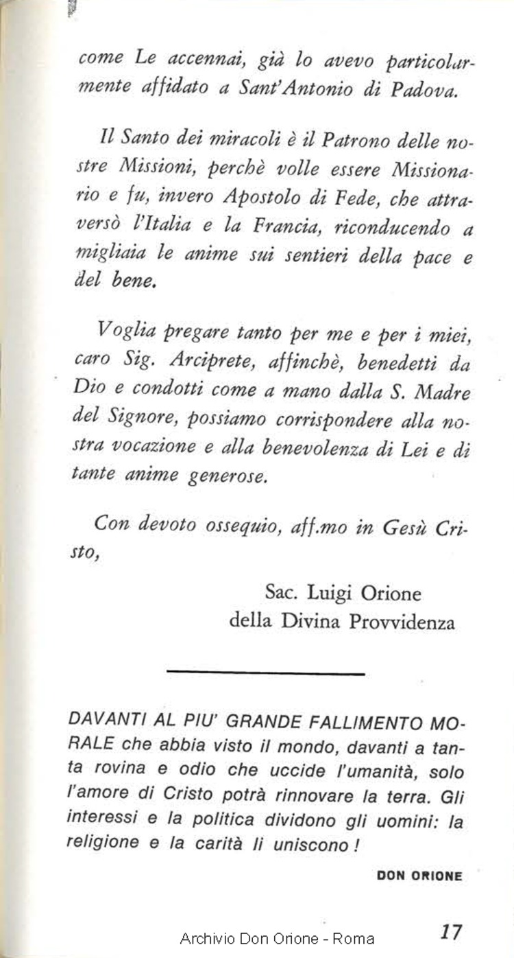 I 40 anni dell'Opera di Don Orione, 01-01-1969, pagina 18