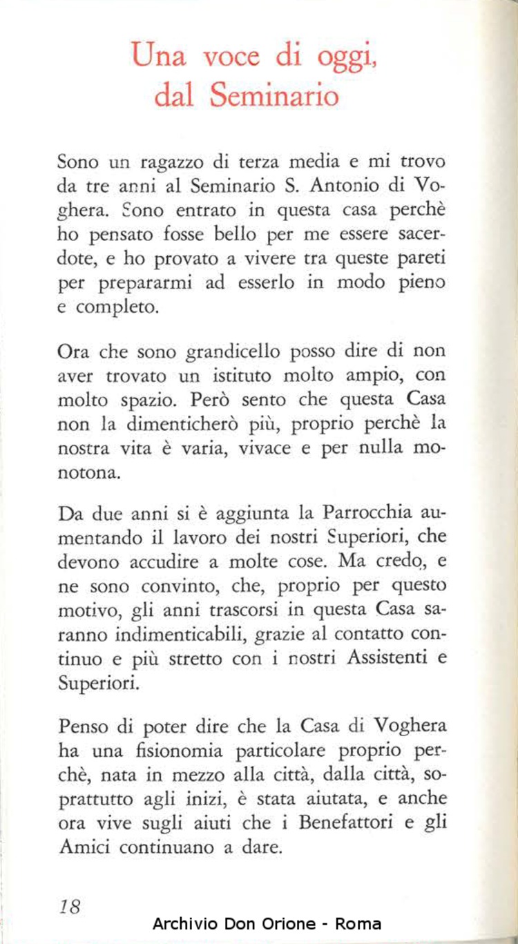 I 40 anni dell'Opera di Don Orione, 01-01-1969, pagina 19