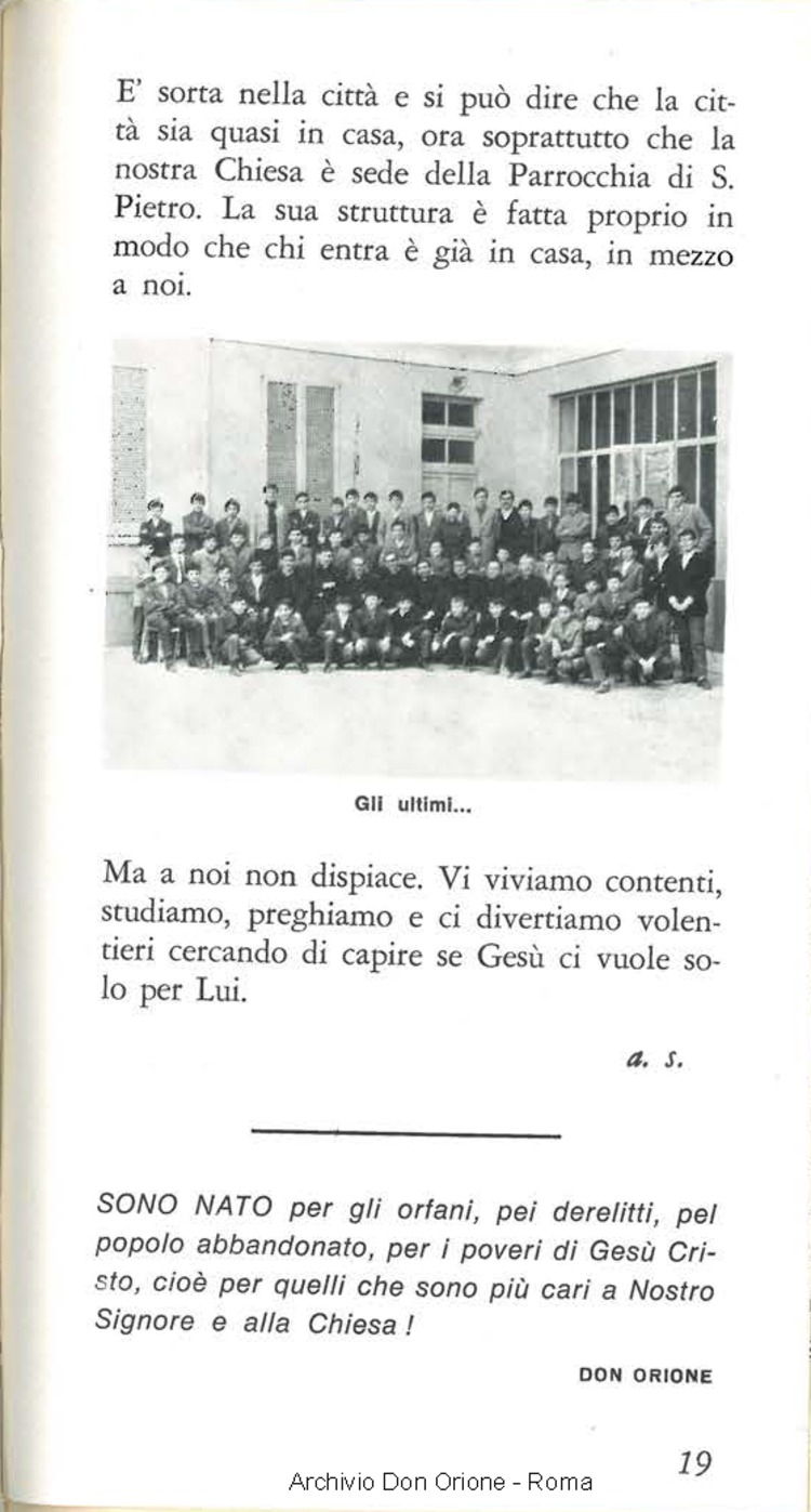 I 40 anni dell'Opera di Don Orione, 01-01-1969, pagina 20