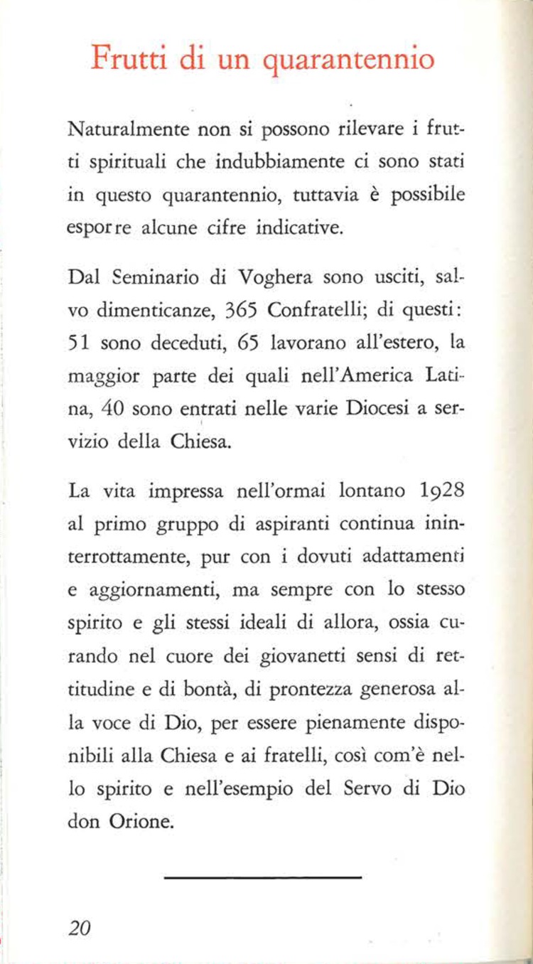 I 40 anni dell'Opera di Don Orione, 01-01-1969, pagina 21