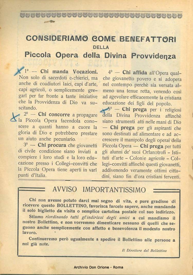 La piccola Opera della Divina Provvidenza, 21, 01, 01-02-1926, pagina 2