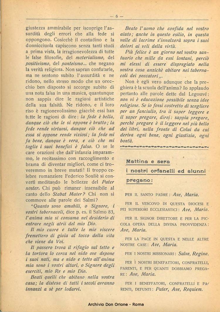 La piccola Opera della Divina Provvidenza, 21, 01, 01-02-1926, pagina 8