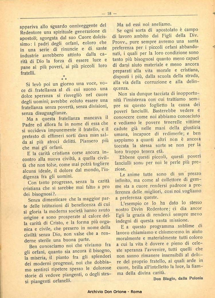 La piccola Opera della Divina Provvidenza, 21, 02, 01-03-1926, pagina 4
