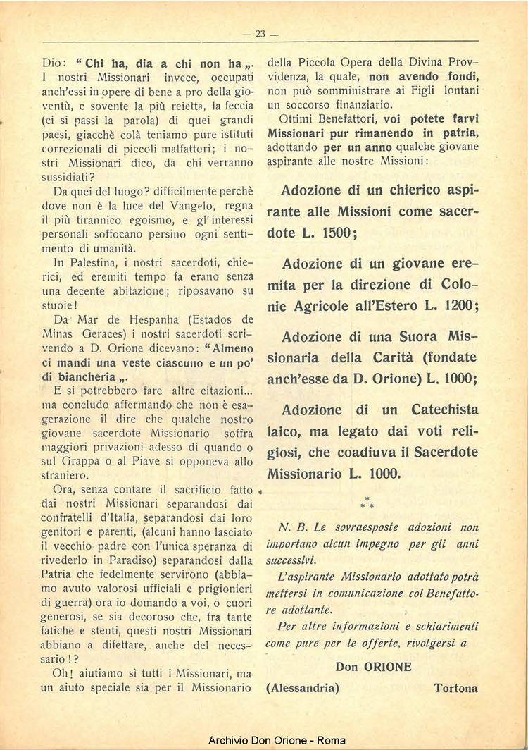 La piccola Opera della Divina Provvidenza, 21, 02, 01-03-1926, pagina 9