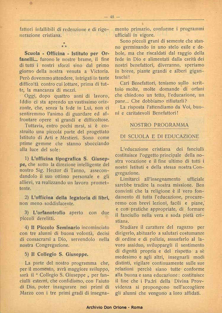 La piccola Opera della Divina Provvidenza, 21, 03, 01-04-1926, pagina 14