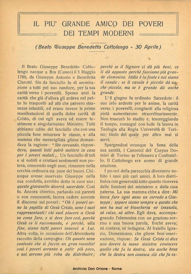 La piccola Opera della Divina Provvidenza, 21, 03, 01-04-1926, pagina 16