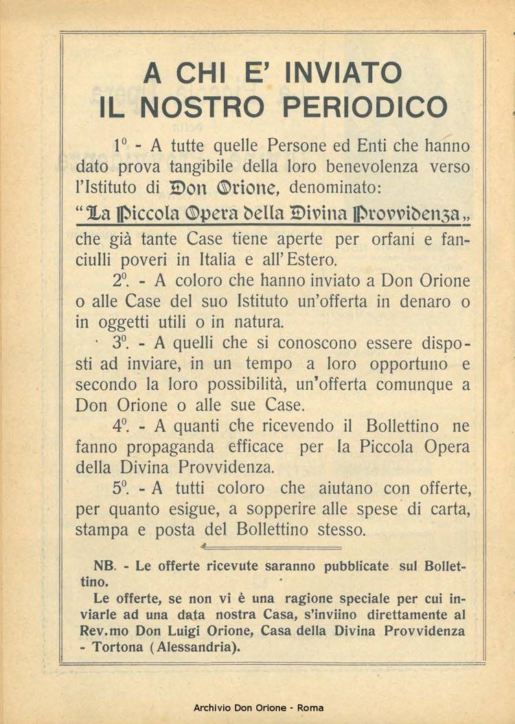 La piccola Opera della Divina Provvidenza, 21, 04, 01-05-1926, pagina 2