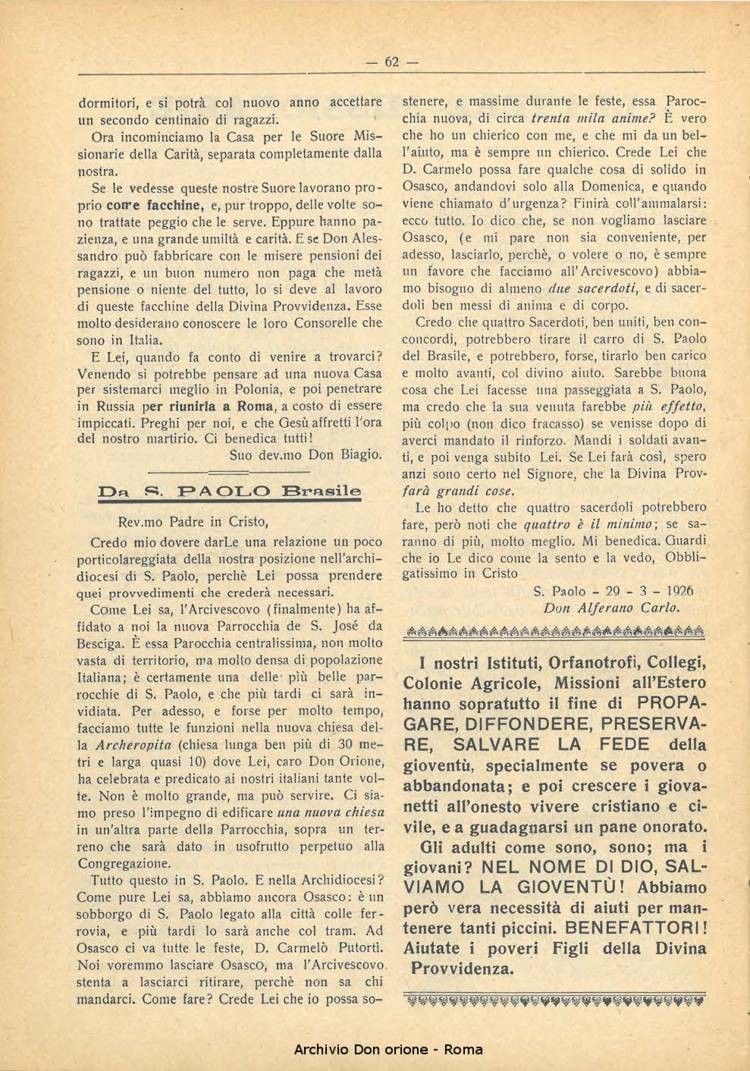 La piccola Opera della Divina Provvidenza, 21, 04, 01-05-1926, pagina 8