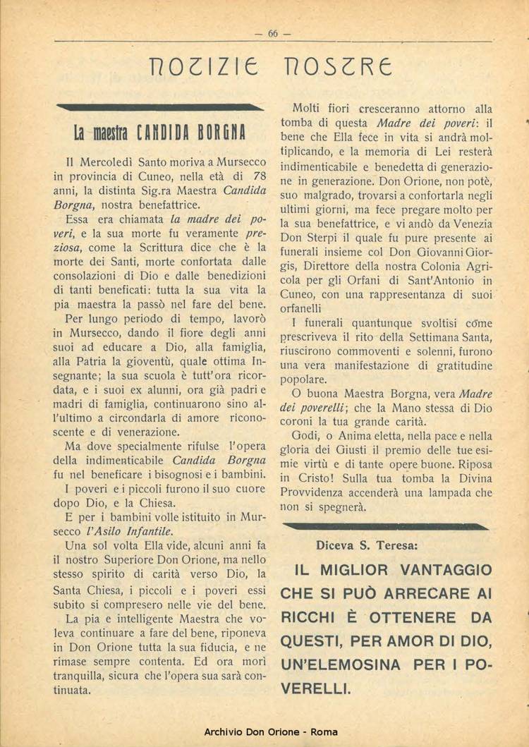 La piccola Opera della Divina Provvidenza, 21, 04, 01-05-1926, pagina 12