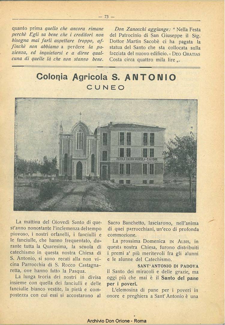 La piccola Opera della Divina Provvidenza, 21, 05, 01-06-1926, pagina 7