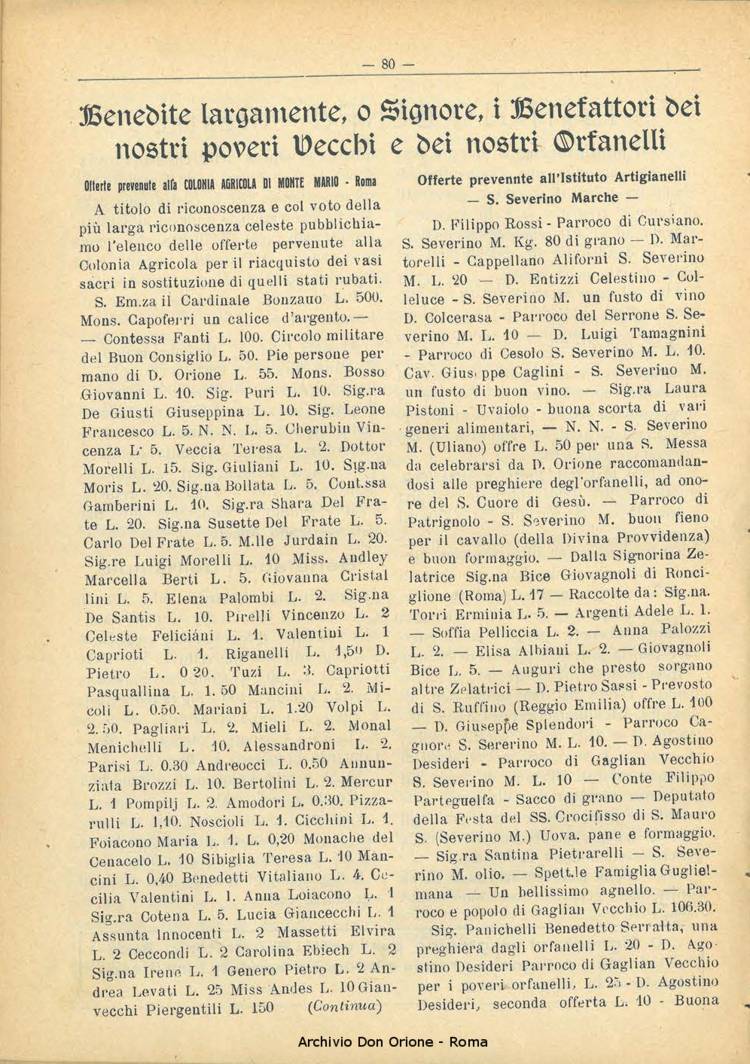 La piccola Opera della Divina Provvidenza, 21, 05, 01-06-1926, pagina 14