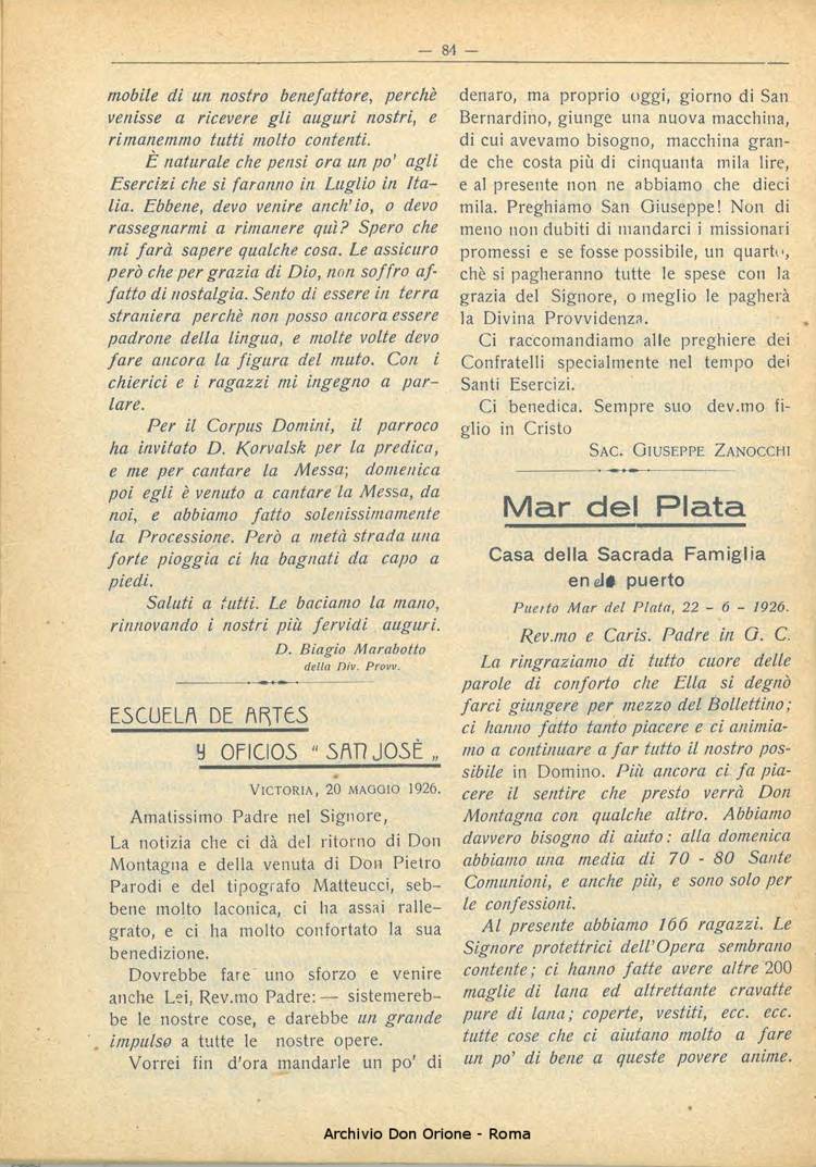 La piccola Opera della Divina Provvidenza, 21, 06, 01-07-1926, pagina 6
