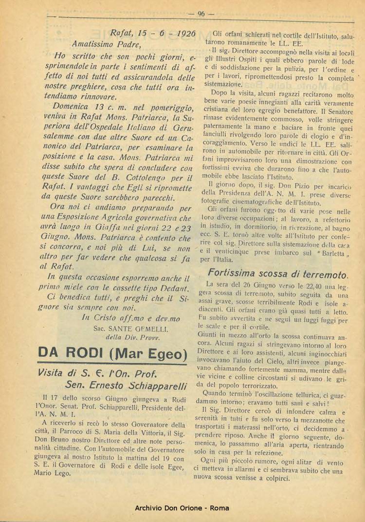 La piccola Opera della Divina Provvidenza, 21, 07, 01-08-1926, pagina 6