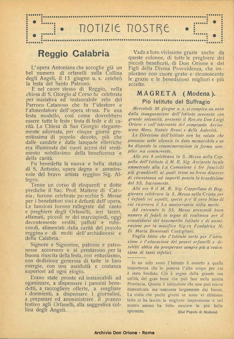 La piccola Opera della Divina Provvidenza, 21, 07, 01-08-1926, pagina 8