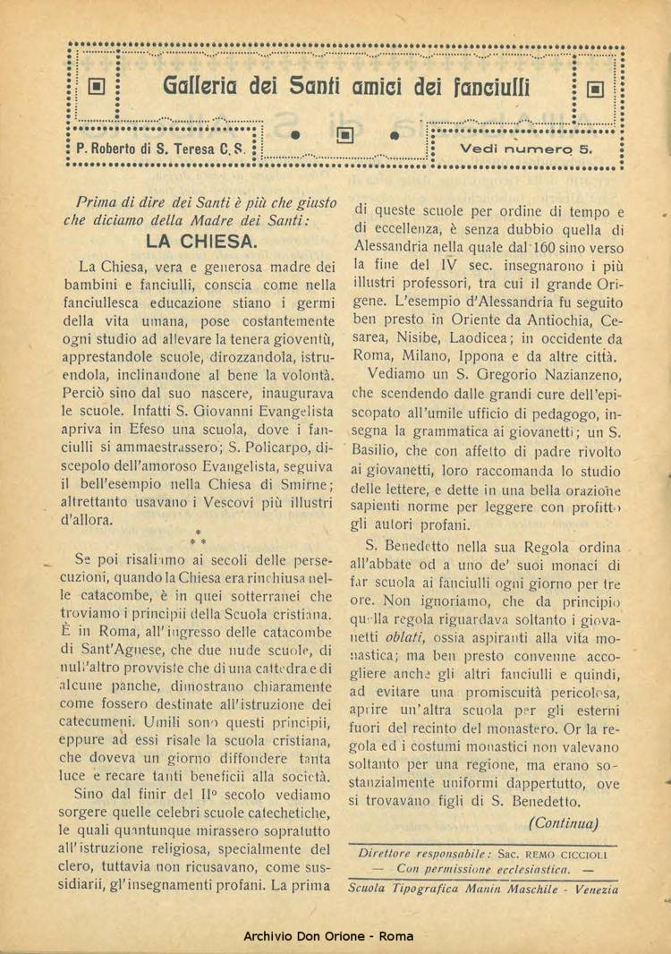 La piccola Opera della Divina Provvidenza, 21, 07, 01-08-1926, pagina 14
