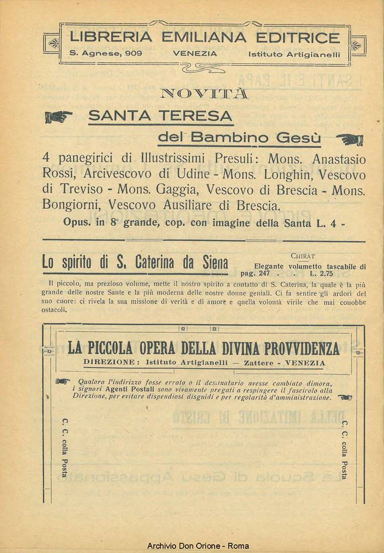 La piccola Opera della Divina Provvidenza, 21, 07, 01-08-1926, pagina 15