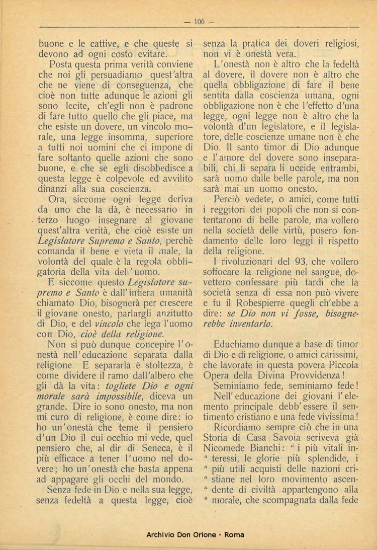 La piccola Opera della Divina Provvidenza, 21, 08, 01-09-1926, pagina 4