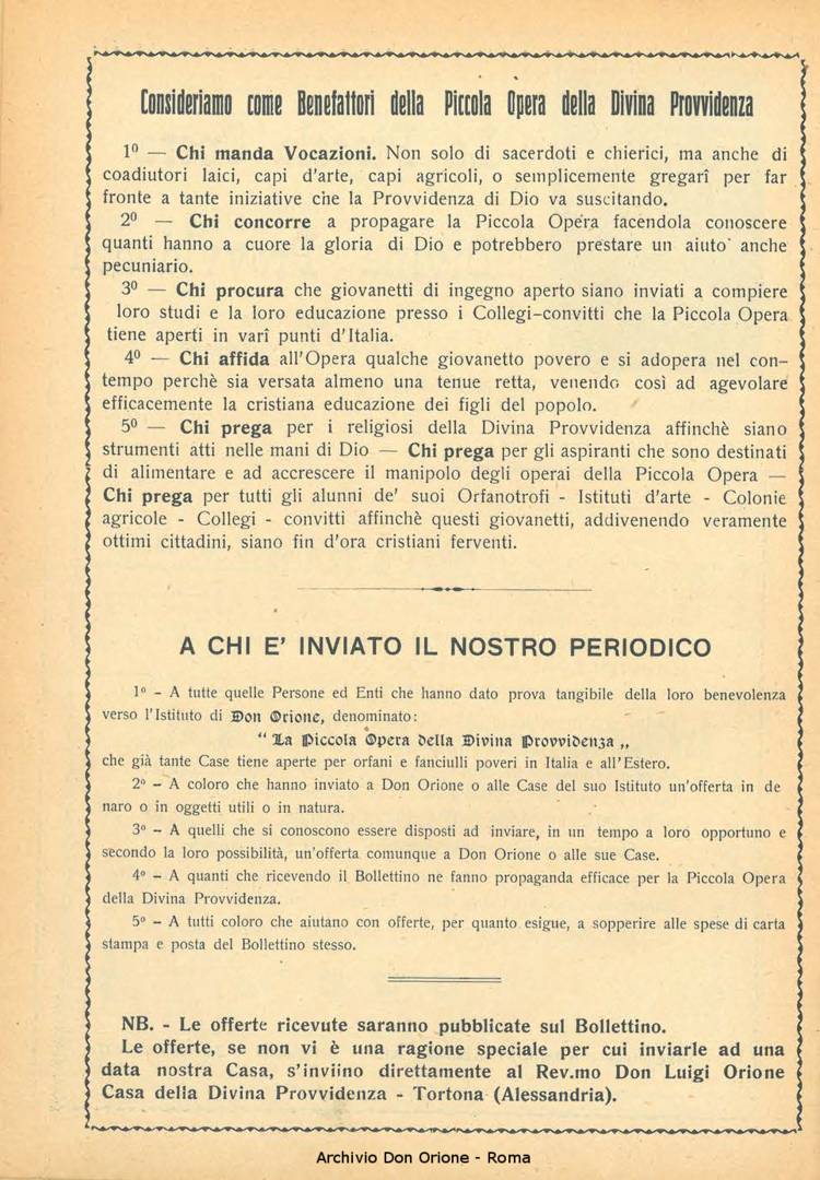 La piccola Opera della Divina Provvidenza, 21, 09_10, 01-10-1926, pagina 2
