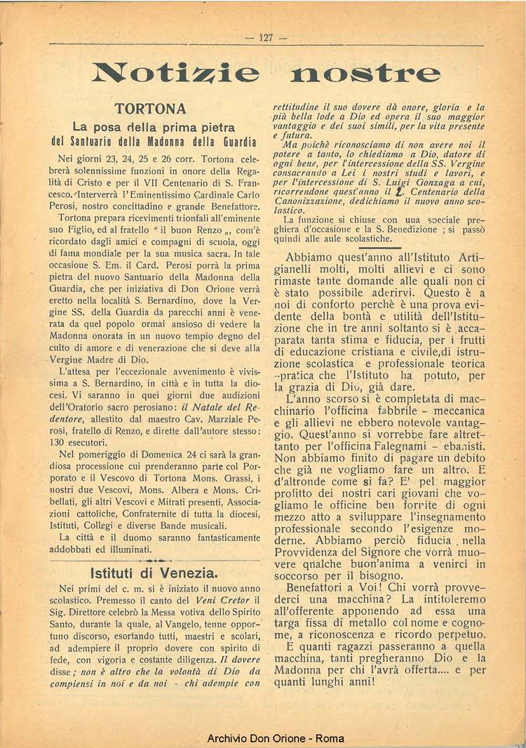 La piccola Opera della Divina Provvidenza, 21, 09_10, 01-10-1926, pagina 13