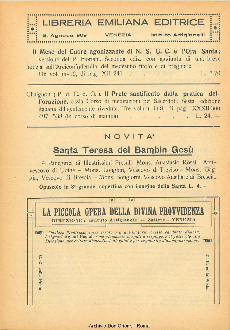 La piccola Opera della Divina Provvidenza, 21, 09_10, 01-10-1926, pagina 16