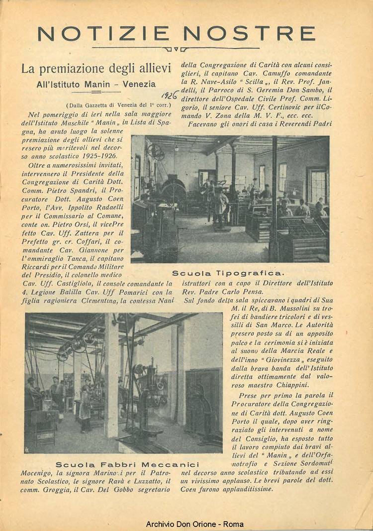 La piccola Opera della Divina Provvidenza, 21, 11, 01-11-1926, pagina 12